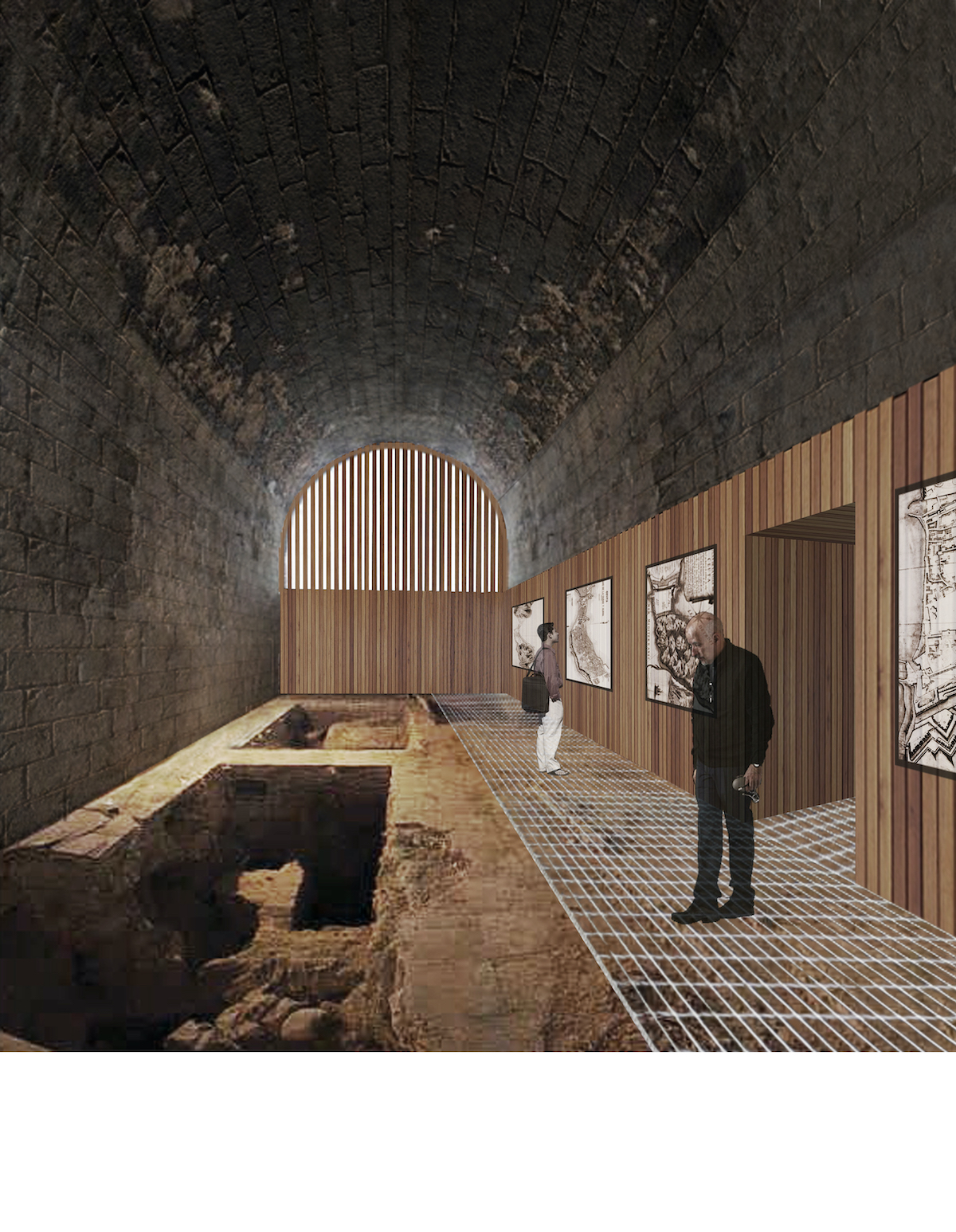 Rehabilitation of the Baluarte de la Bandera and attached vaults for use as an interpretation center